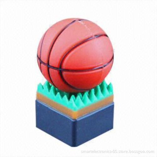 Basketball USB Flash Drives, 64MB-128GB Capacity
